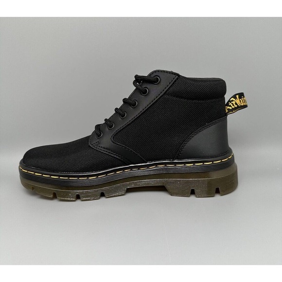 Dr. Martens BONNY Black Leather Lace Up Round Toe Boots Men’s Sz 6 Women’s Sz 7‎ - Picture 6 of 12